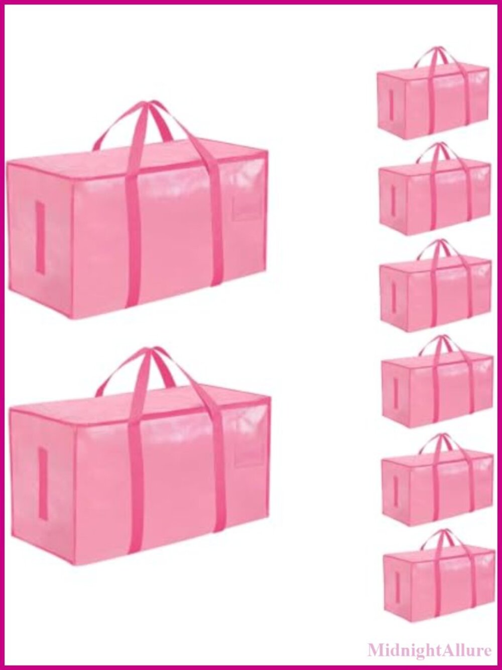 Extra Large Heavy Duty Moving Bags Waterproof Storage Totes with Handles